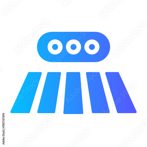 crosswalk Gradient icon