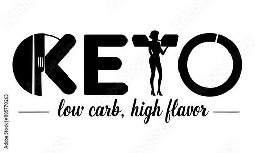 Keto Healthy Food Vector art