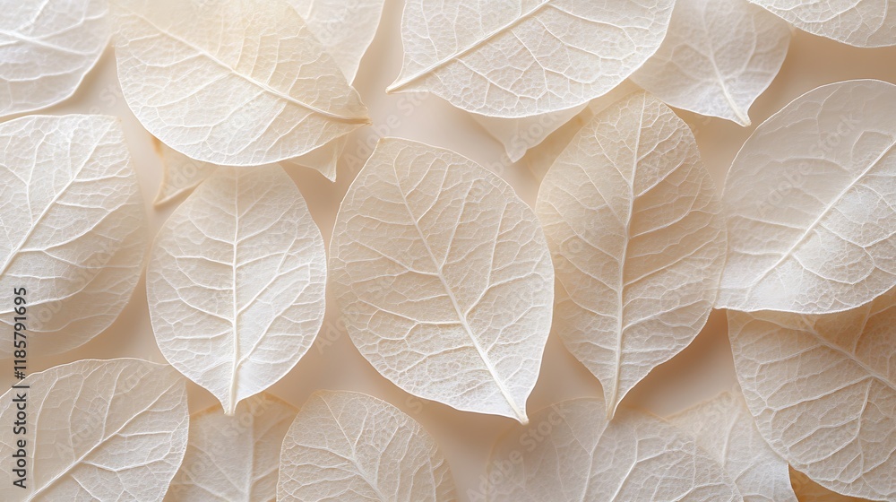 Beige leaf pattern background, nature texture, design element Beige leaf pattern background, nature texture, design element