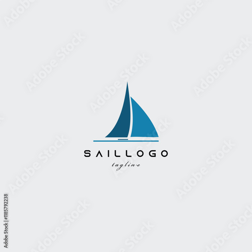 sail logo vector illustration design