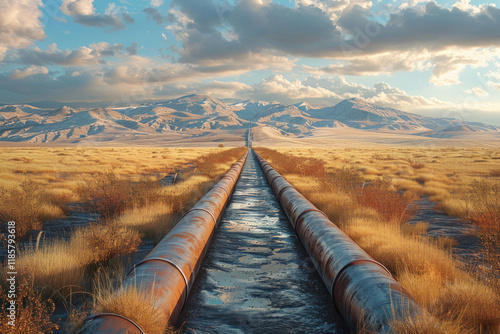 Pipelines in the desert,.    Generative AI