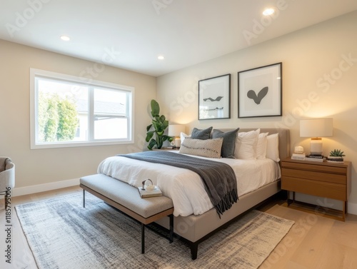 Modern Bedroom Interior Des...