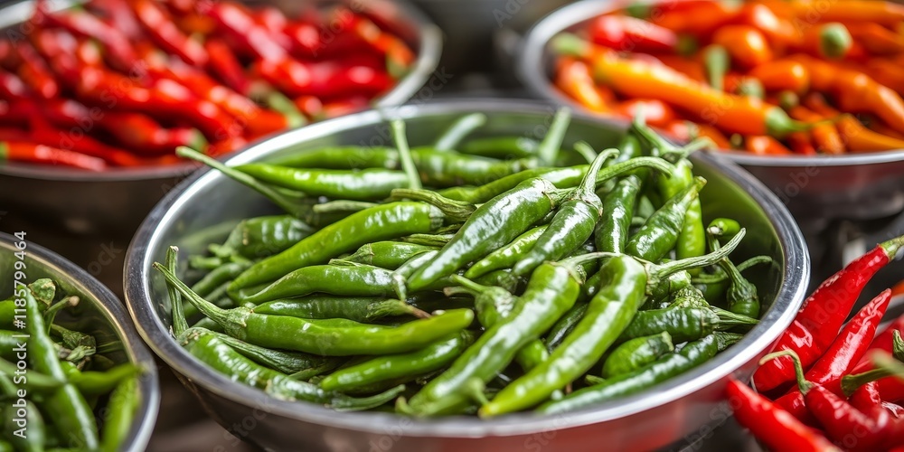 Fresh green and hot chili pepper, a vibrant addition to any dish, offers a flavorful and spicy experience. This GMO free vegetarian option enhances meals with its bold taste and health benefits. Fresh green and hot chili pepper, a vibrant addition to any dish, offers a flavorful and spicy experience. This GMO free vegetarian option enhances meals with its bold taste and health benefits.