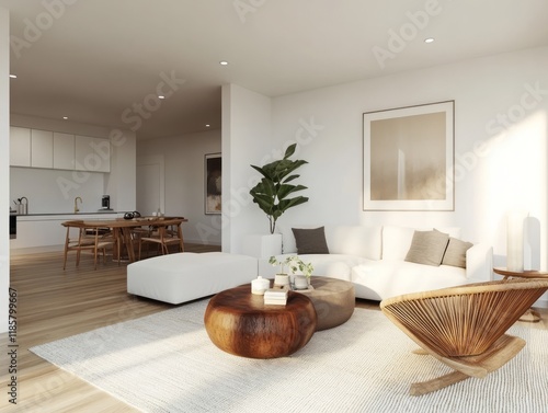 Modern Minimalist Living Ro...