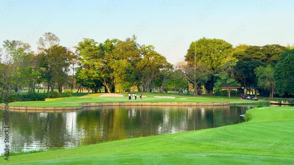Golf Course Serenity in Bangkok Golf Course Serenity in Bangkok