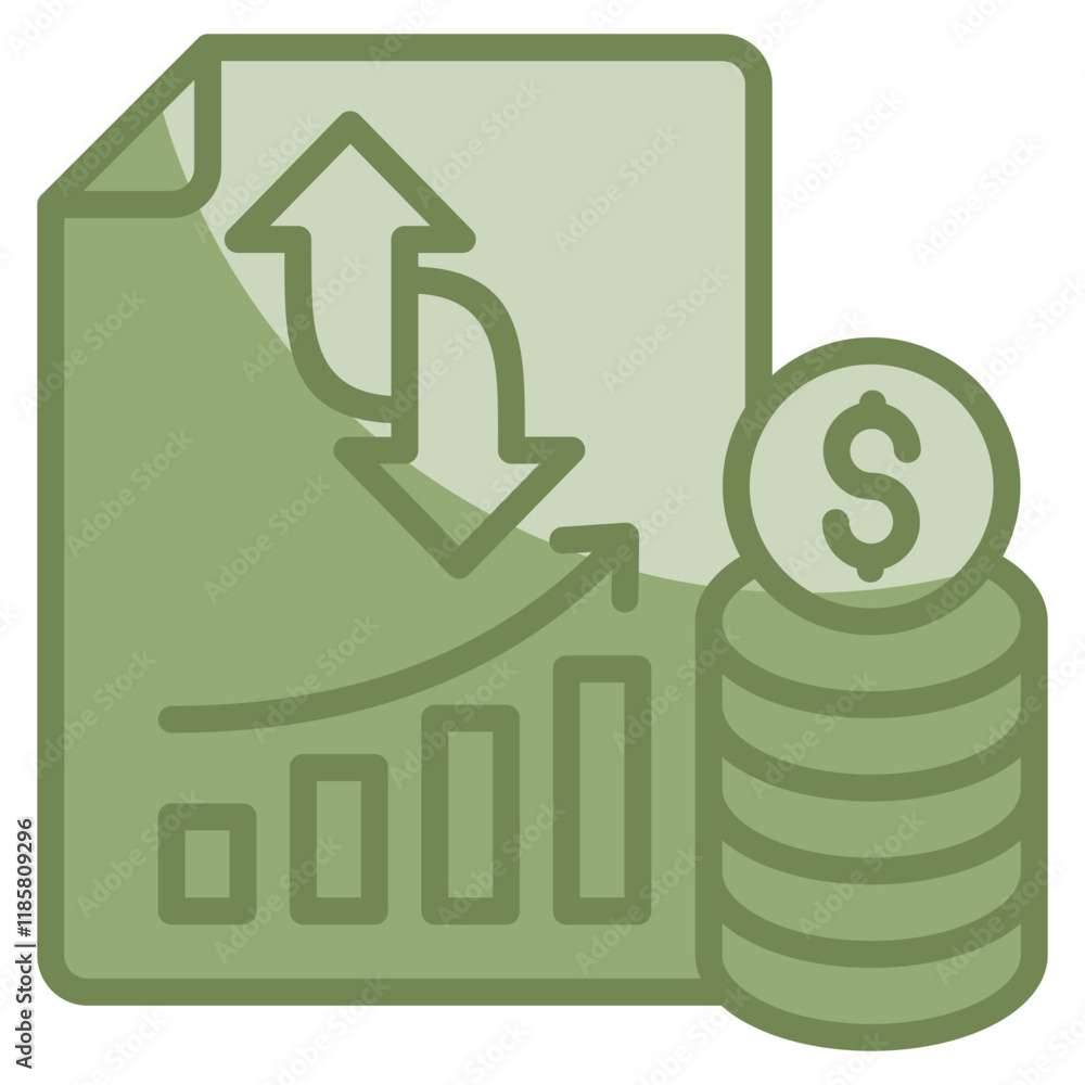 Income Statement Icon Element For Design Income Statement Icon Element For Design