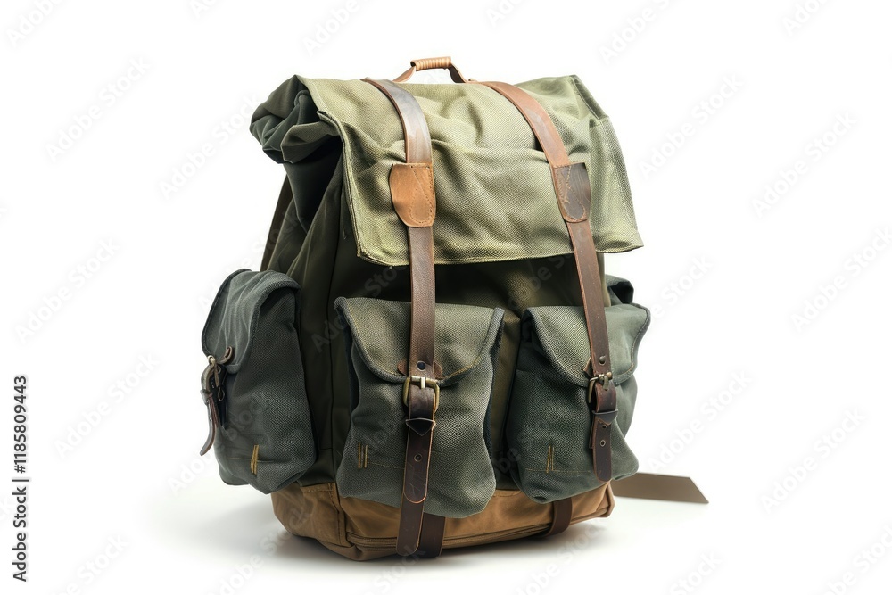 Clear Pixel Visual of Standard Backpack Isolated Clear Pixel Visual of Standard Backpack Isolated