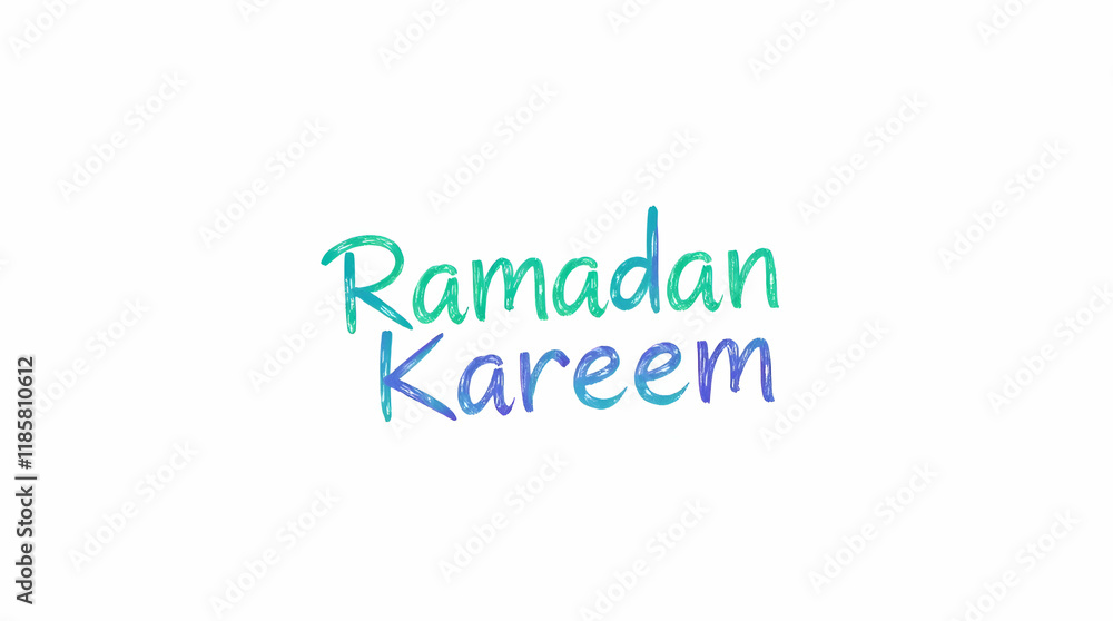 Happy Ramadan Kareem. Ramadan Kareem in written Happy Ramadan Kareem. Ramadan Kareem in written