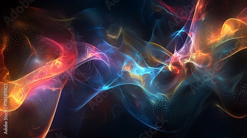 Space abstract background with deep cosmic themes