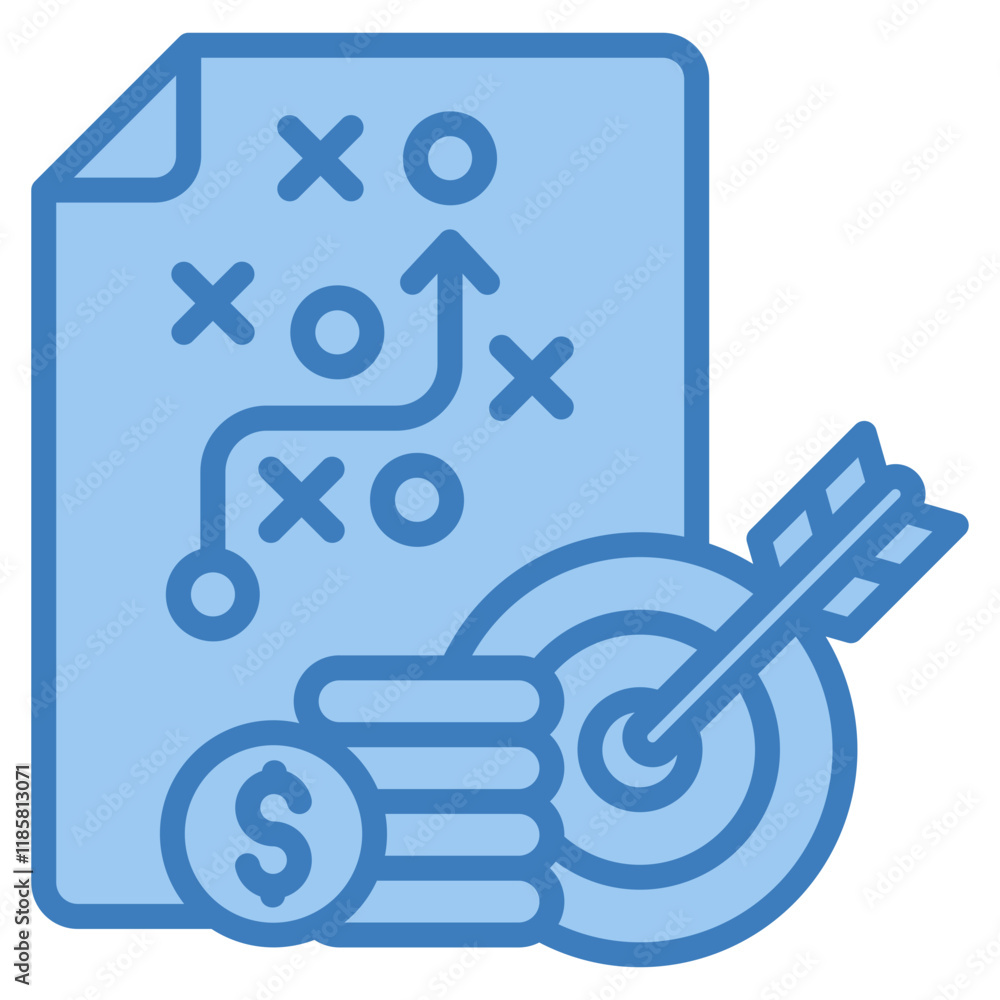 Financial Planning Icon Element For Design Financial Planning Icon Element For Design