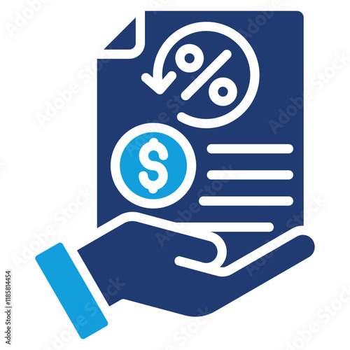 Tax Refund Icon Element For Design