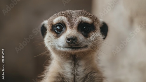 Wallpaper Mural Close-up portrait of a meerkat looking directly at the camera. Torontodigital.ca