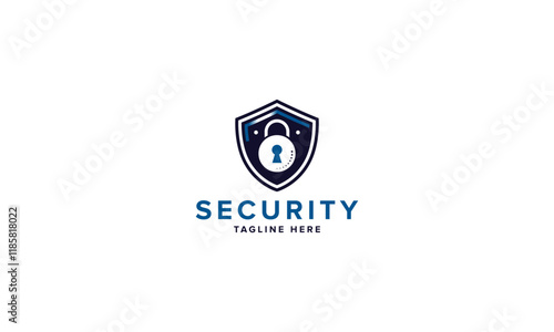 Professional Artificial Intelligence Protection Shield Security Logo Design Vector Template, Digital Safety Emblems