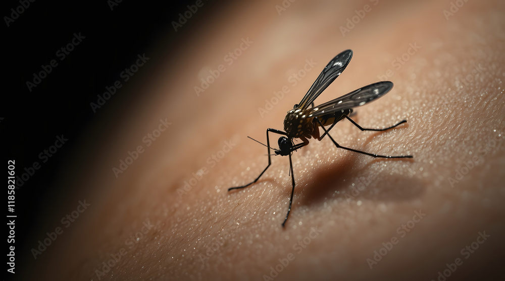 extreme close up of a mosquito . generative AI
extreme close up of a mosquito . generative AI