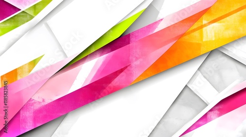 Free Download Abstract Colorful Geometric Background  Pink  Orange  Green Stripes - GFXLoad