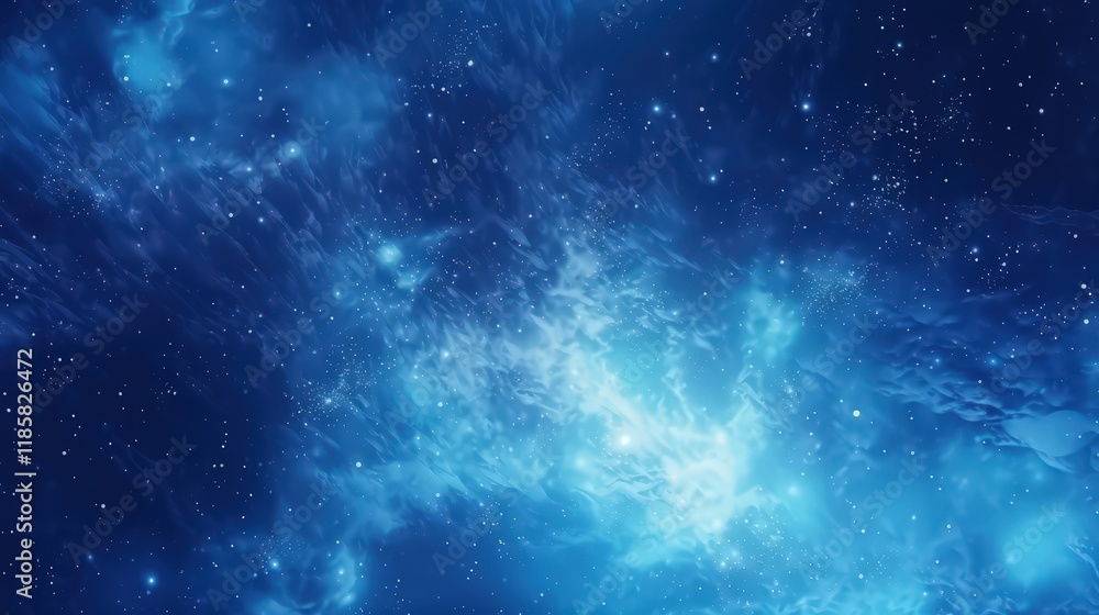 Obraz premium Enchanting Cosmic Scene with Beautiful Abstract Backgrounds Filled with Stars and Galactic Mysteries in a Mesmerizing Night Sky