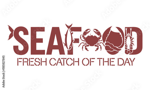 Seafood Vector art graphic