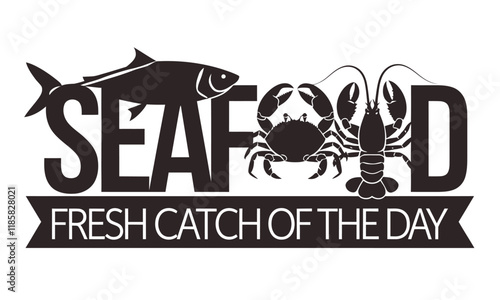 Seafood Vector art graphic