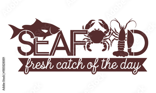 Seafood Vector art graphic