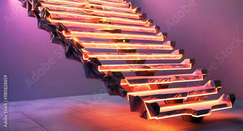 Wooden chairs in a row on the old red tile roof of an ancient building photo