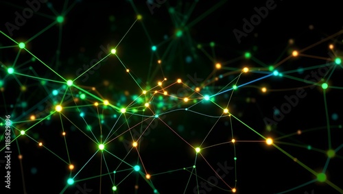 Wallpaper Mural abstract light background, Cosmic Networks Torontodigital.ca