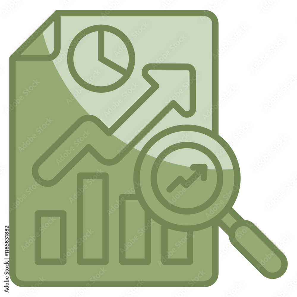 Statistical Analysis Icon Element For Design Statistical Analysis Icon Element For Design