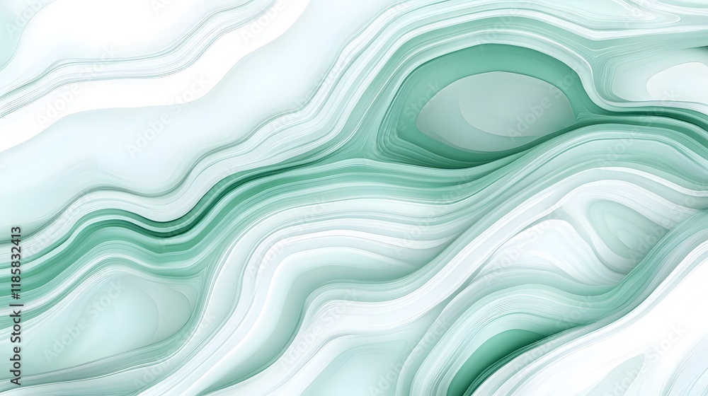 Abstract Mint Green and White Marble Texture Background Abstract Mint Green and White Marble Texture Background