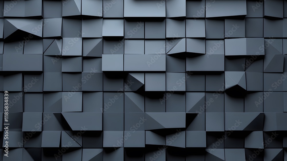 Abstract Dark Gray D Cubes Background Texture Abstract Dark Gray D Cubes Background Texture
