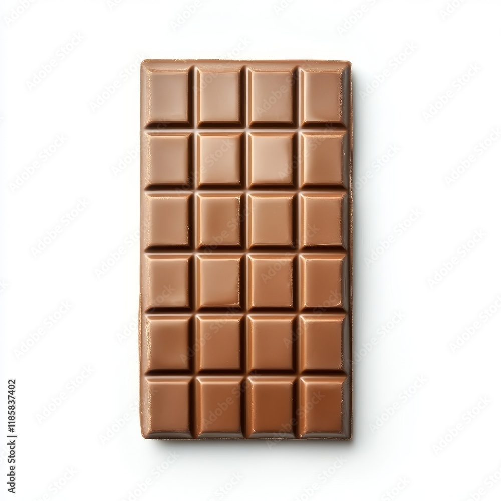 Chocolate bar isolated on white background Chocolate bar isolated on white background