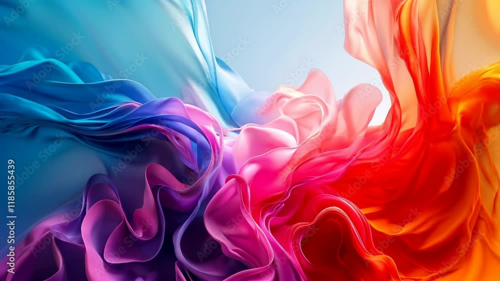 Movement abstract graceful waves of fluid lines and shapes vibrant multicolor in motion background. Movement abstract graceful waves of fluid lines and shapes vibrant multicolor in motion background.