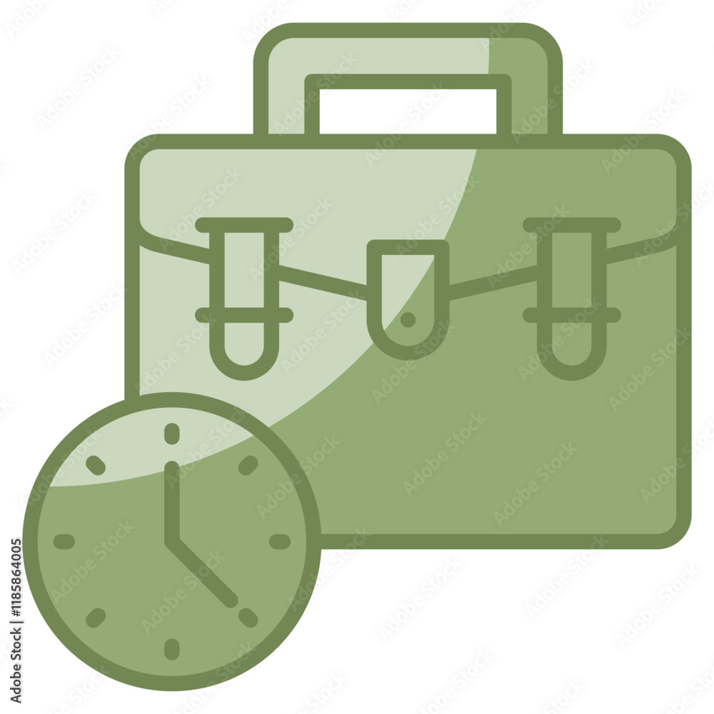 Fototapeta premium Briefcase Icon Element For Design