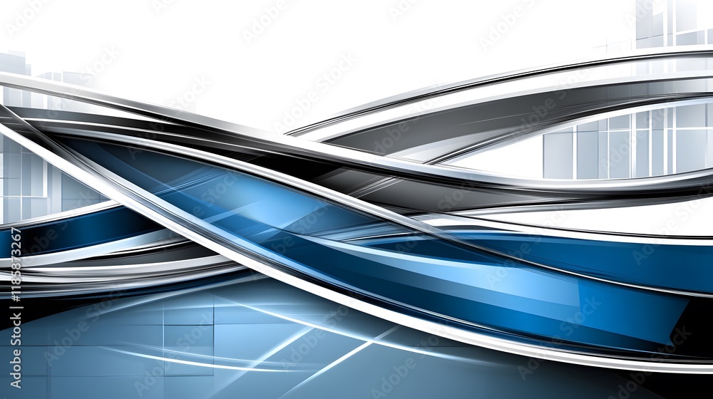 Abstract Blue Grey Swirling Lines Background Abstract Blue Grey Swirling Lines Background