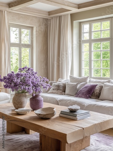 Tranquil Living Room Interi...