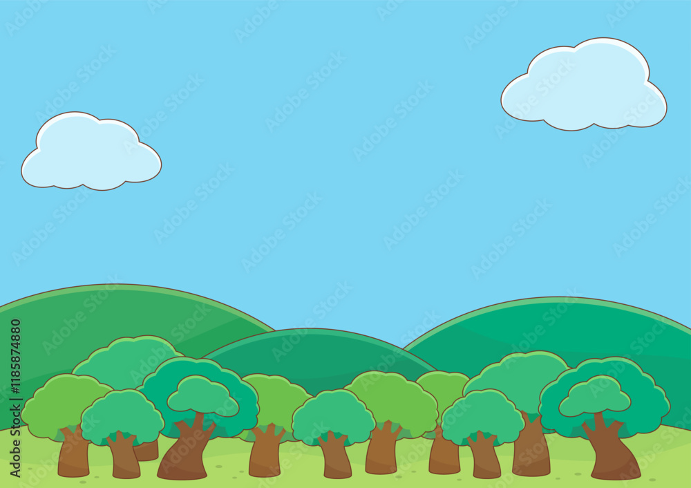 Fototapeta premium vivid green summer field background 2