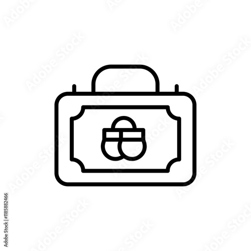 Money laundering icon simple vector symbol