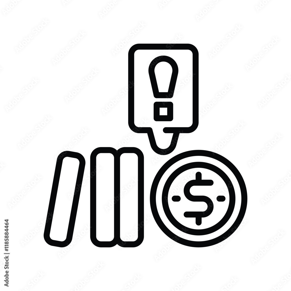 domino trap icon. vector line icon for your website, mobile, presentation, and logo design. domino trap icon. vector line icon for your website, mobile, presentation, and logo design.