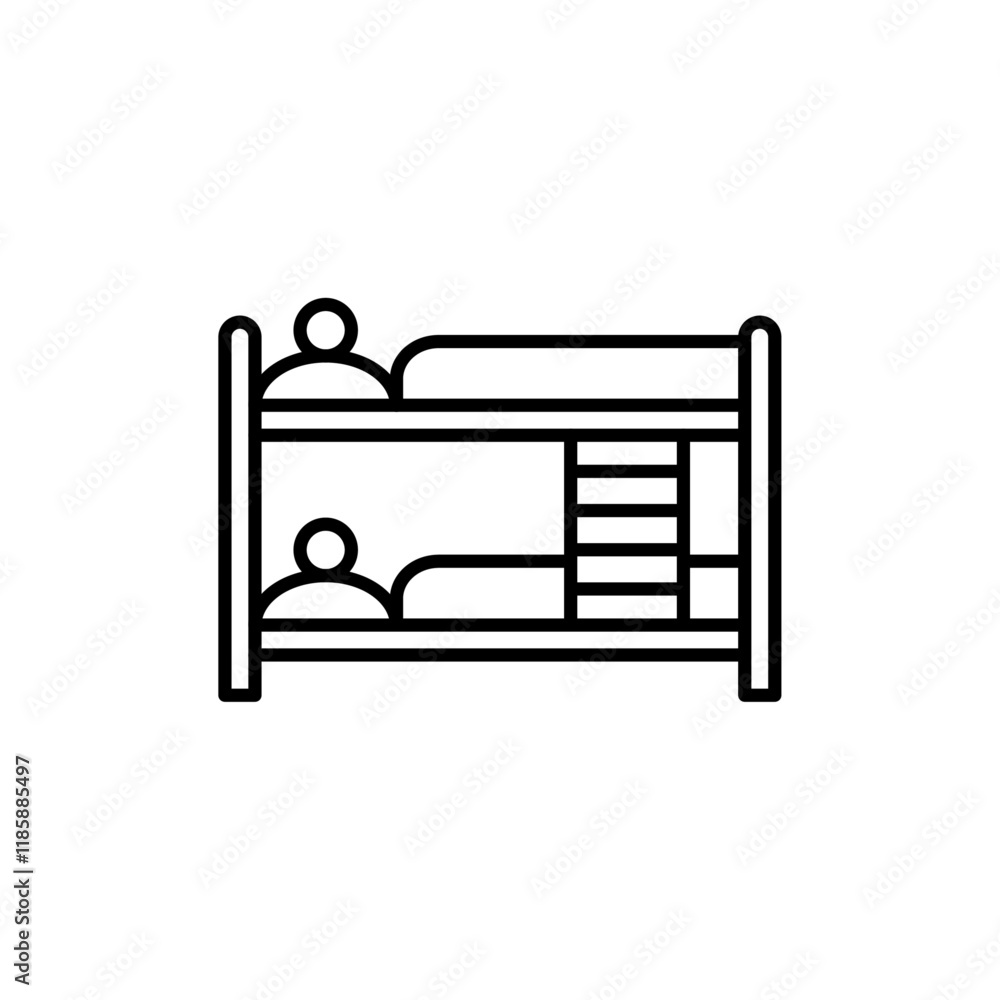 roommates icon simple vector symbol roommates icon simple vector symbol