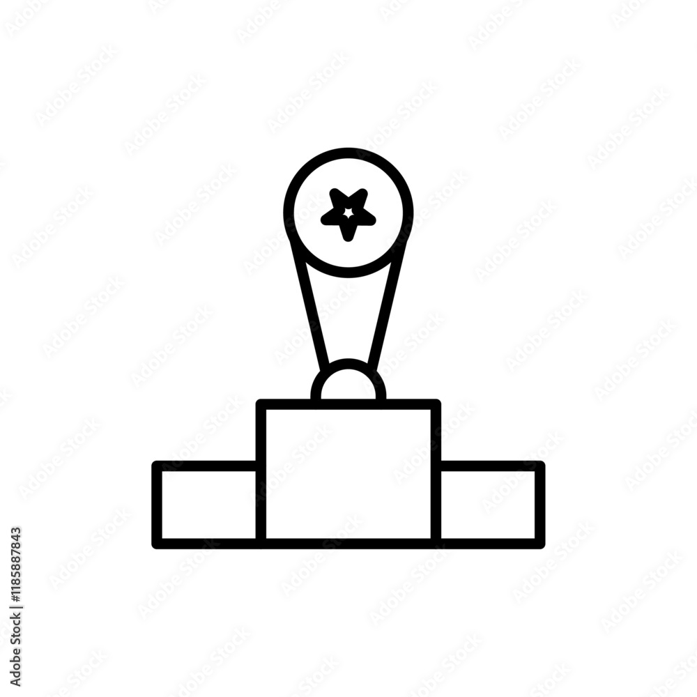 Victory icon simple vector symbol Victory icon simple vector symbol