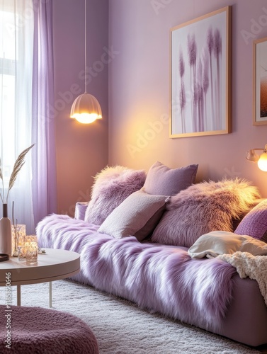 Lavender Living Room Decor ...
