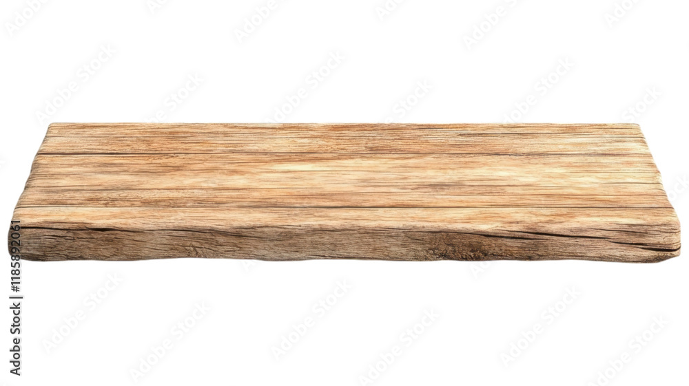 Rustic wooden plank with natural texture on a black background. Rustic wooden plank with natural texture on a black background.
