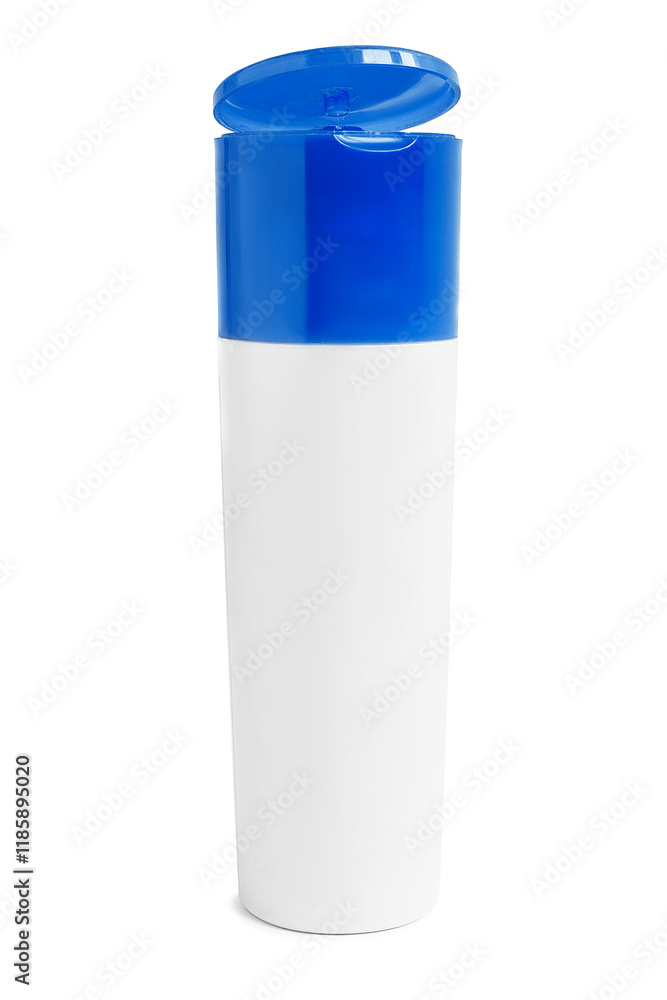 Shampoo bottle isolated