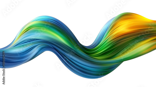 Wallpaper Mural Isolated, 3d Wave Liquid shape color on PNG Torontodigital.ca