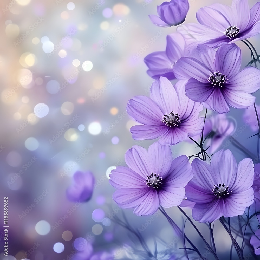 Abstract background of soft purple spring petals Abstract background of soft purple spring petals