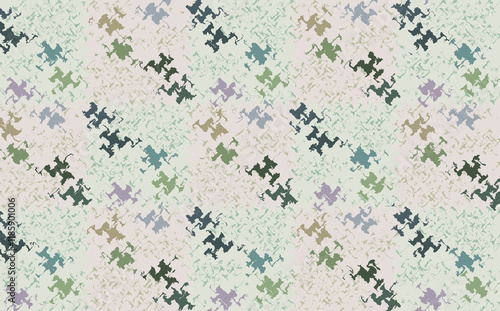 Digital And Textile Design Pattern