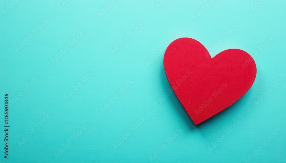 Close-up of single conversation heart on turquoise blue background, conversation heart candy, close-up Close-up of single conversation heart on turquoise blue background, conversation heart candy, close-up