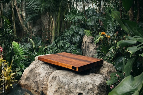 Tropical Garden Cutting Board Display photo