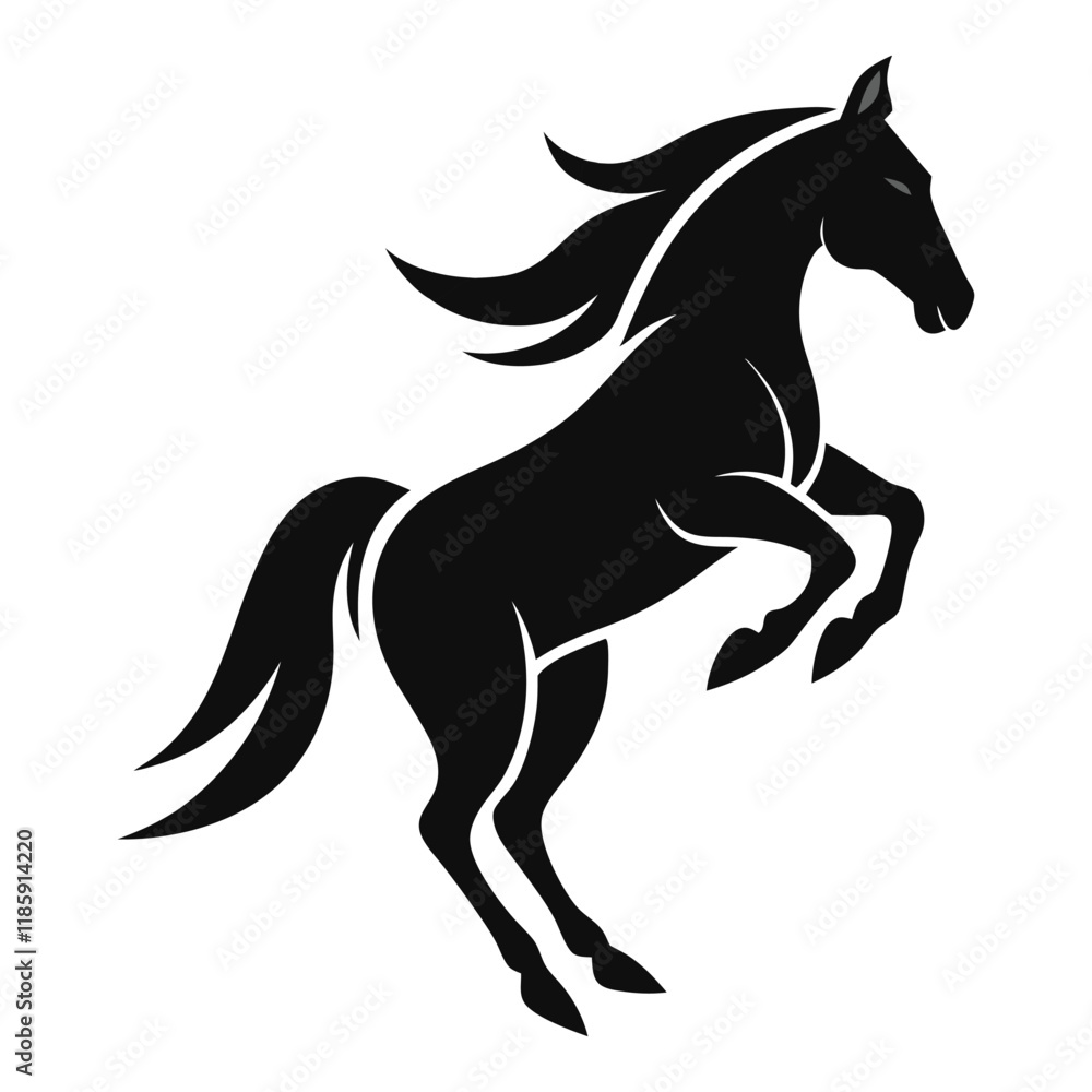 horse silhouette vector horse silhouette vector