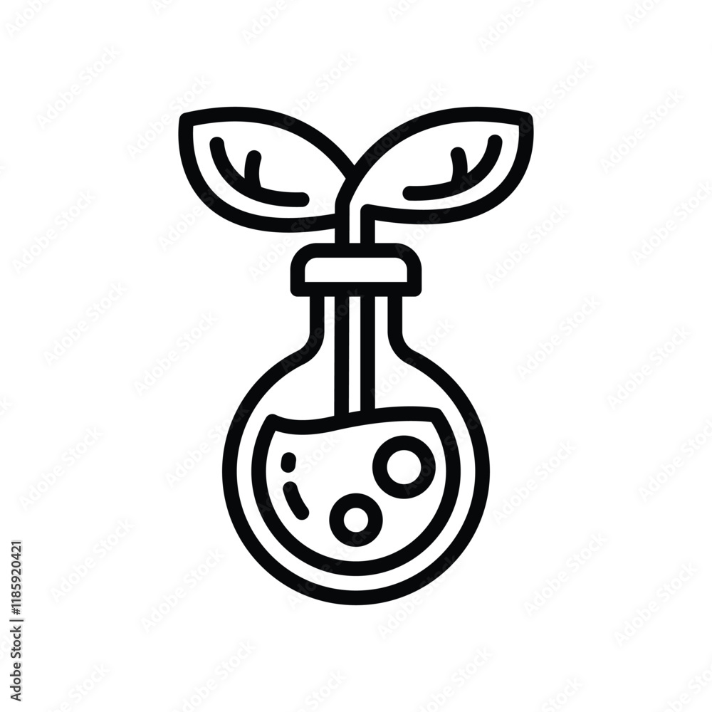 science icon. vector line icon for your website, mobile, presentation, and logo design. science icon. vector line icon for your website, mobile, presentation, and logo design.