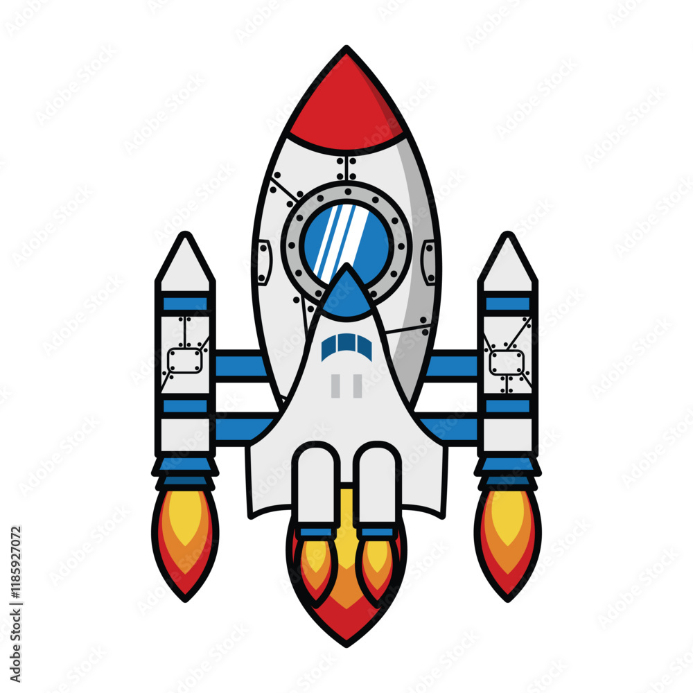 Obraz premium Rocket Illustration