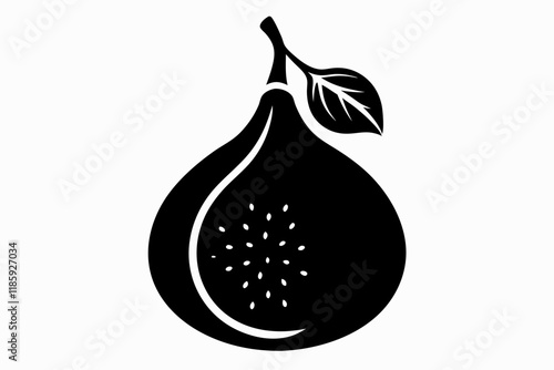 fig silhouette vector